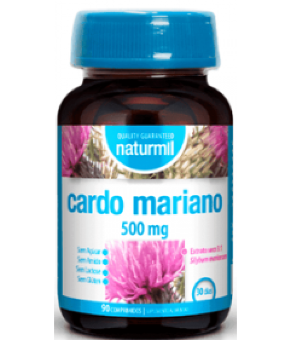 Cardo Mariano 500 mg - 90 Comprimidos - Naturmil